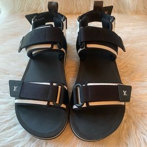 Louis Vuitton Black/White Arcade Sandal